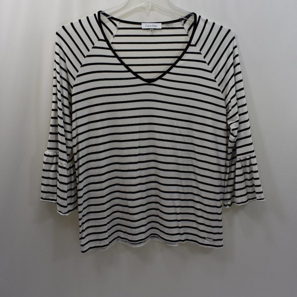 CALVIN KLEIN 3/4 BELL SLEEVES TOP MD